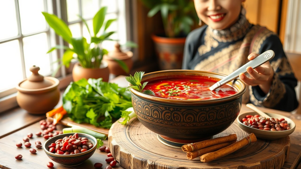 Ilustrasi Sayur Kacang Merah