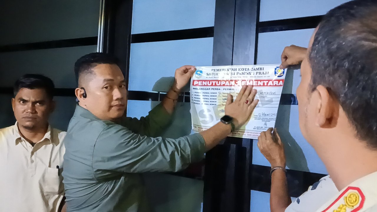 Club Malam Helens Play Mart di Jambi Disegel