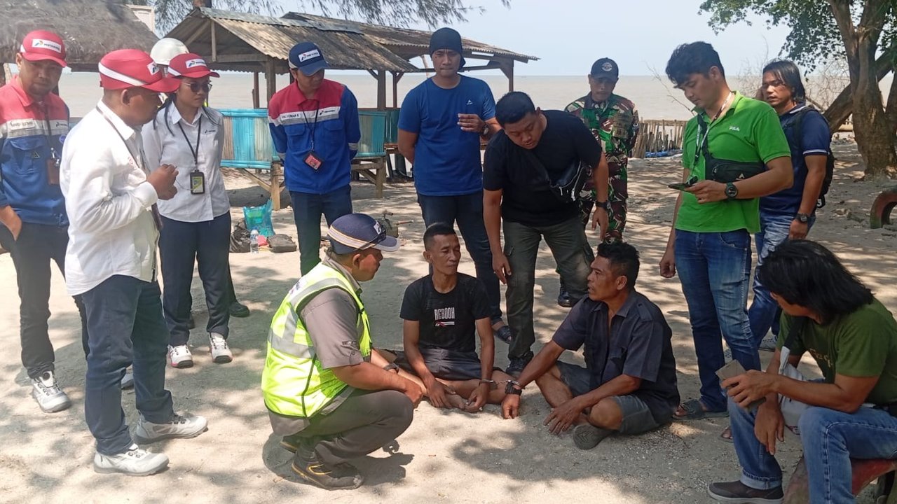 Tampang pencuri avtur Pertamina