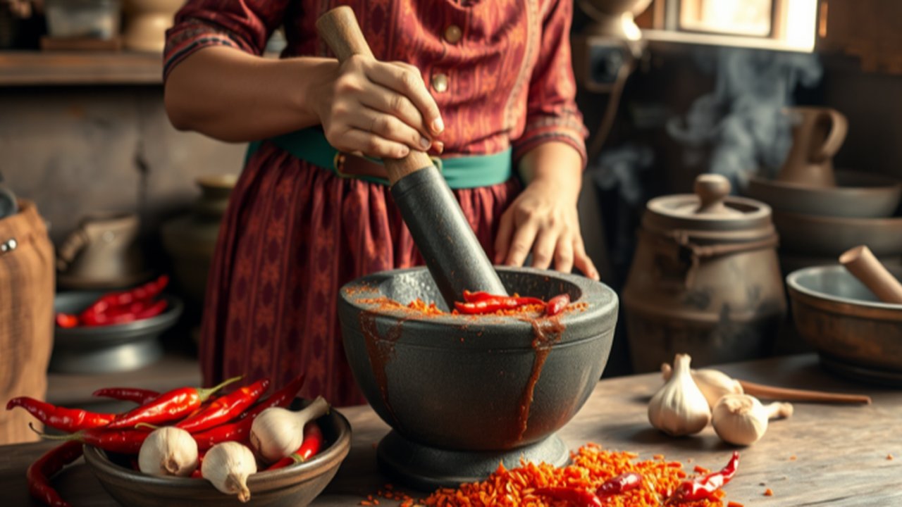 Ilustrasi Sambal Korek