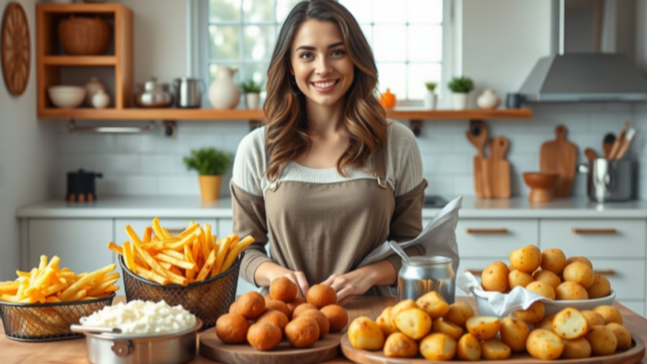 Ilustrasi Olahan Kentang