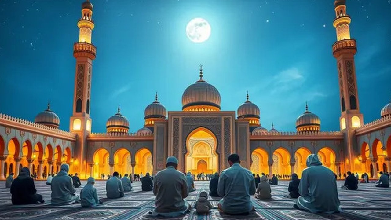 Ilustrasi Malam Nisfu Syaban 2025