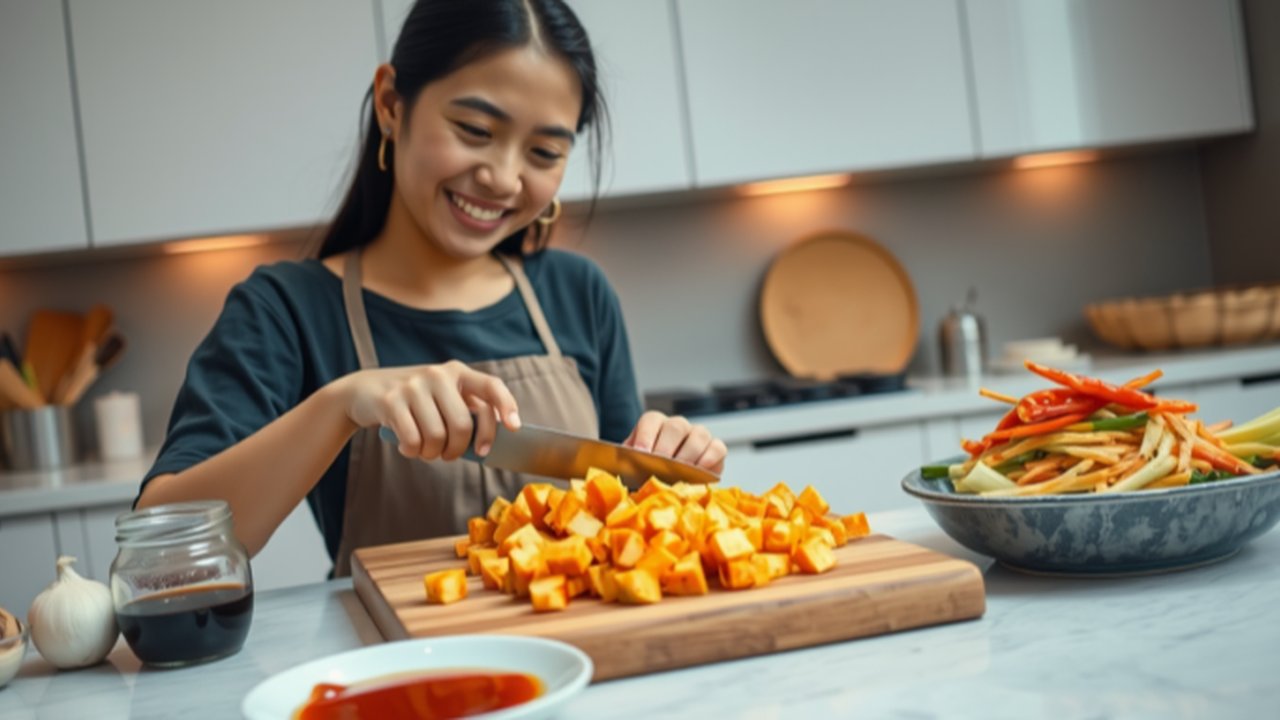 Ilustrasi Olahan Tempe