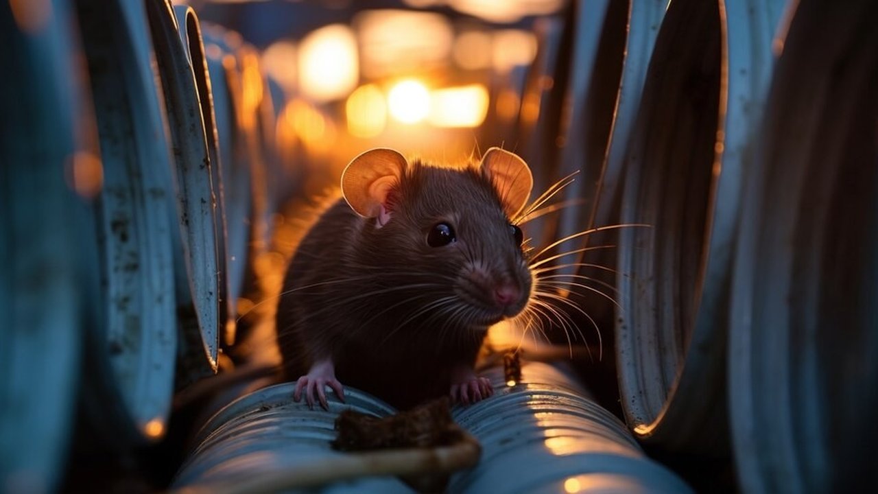 Ilustrasi Tikus dalam Mobil