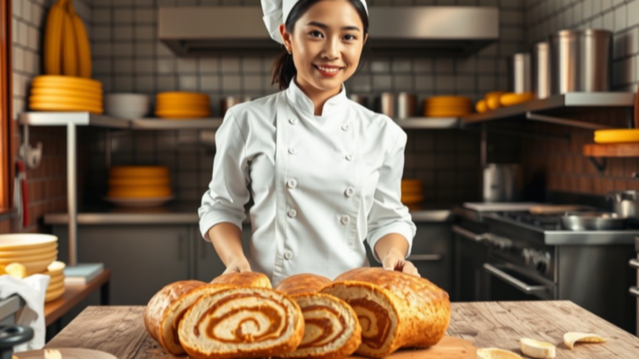 Ilustrasi Roti Pisang