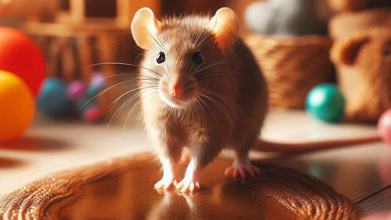 Ilustrasi Tikus di Rumah