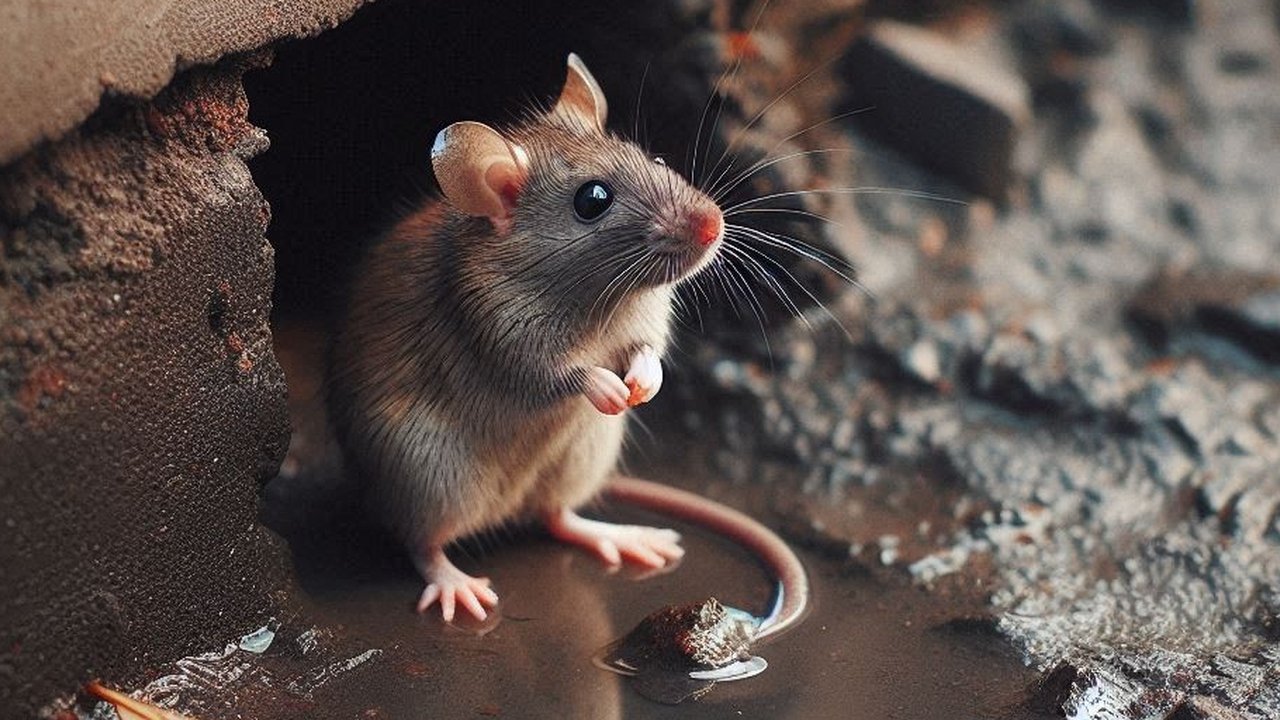 Ilustrasi Tikus di Rumah