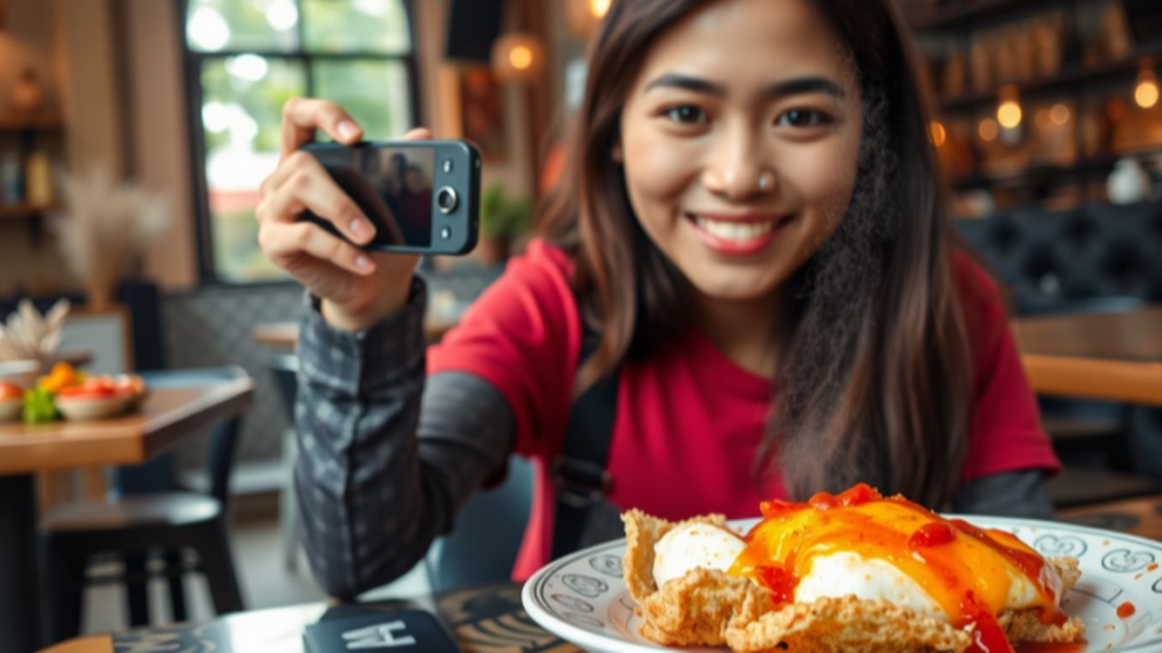 Ilustrasi Telur Geprek