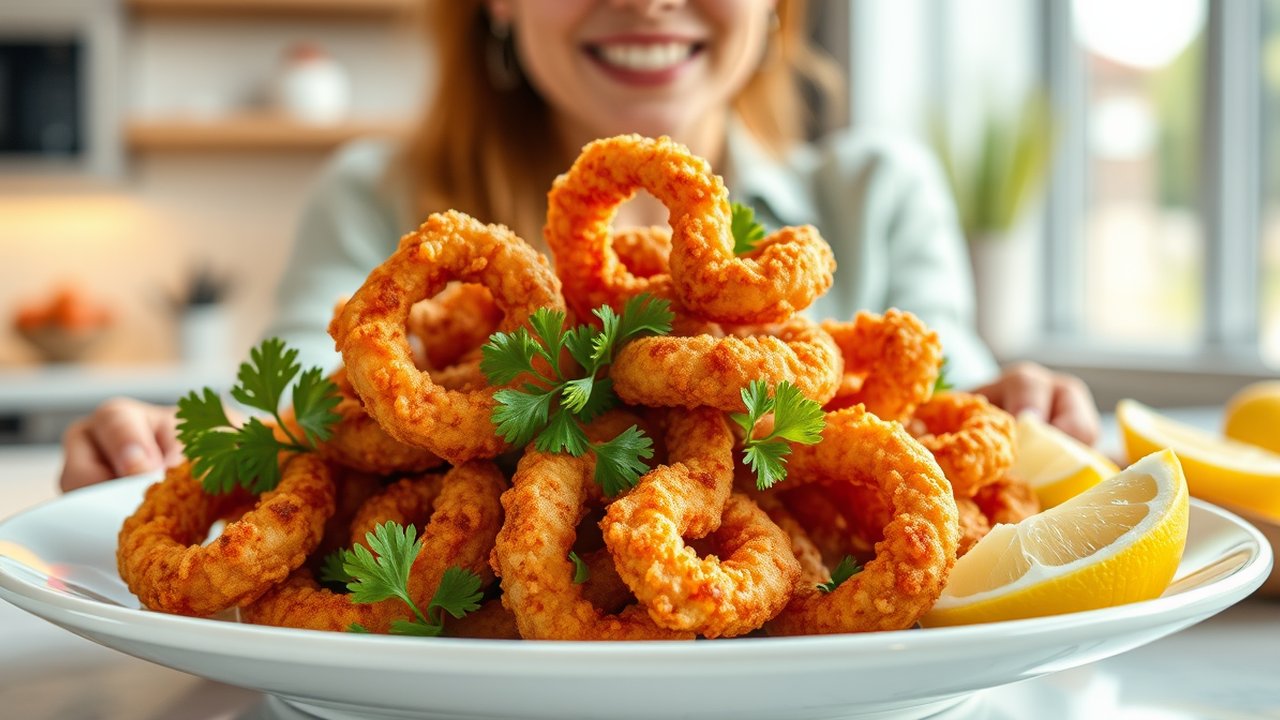 Ilustrasi Cumi Goreng Tepung
