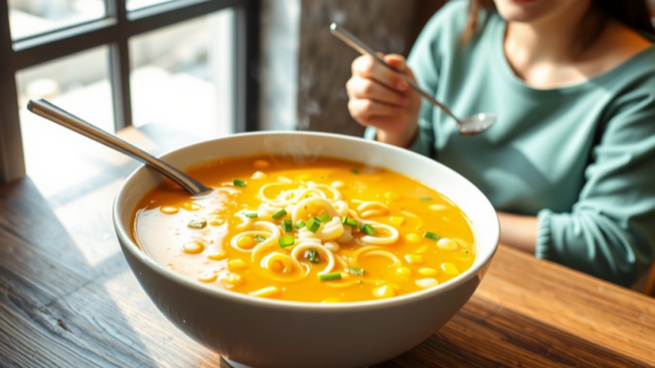 resep sup jagung telur