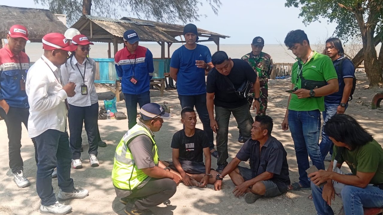 Tampang pencuri avtur Pertamina