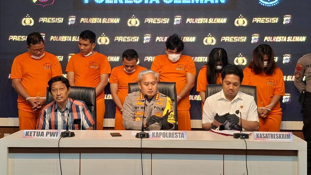 Enam Wartawan Gadungan Ditangkap di Sleman