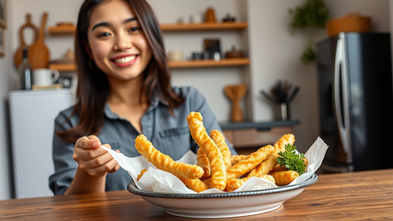 Ilustrasi Sotong Goreng