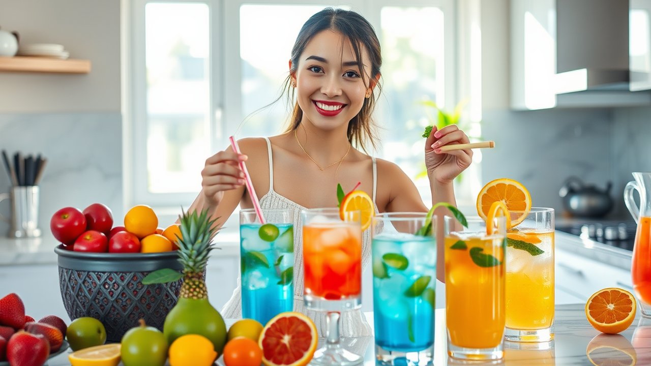 Ilustrasi Minuman Segar