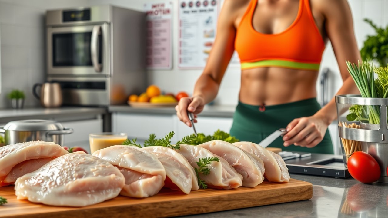 Ilustrasi Olahan Dada Ayam