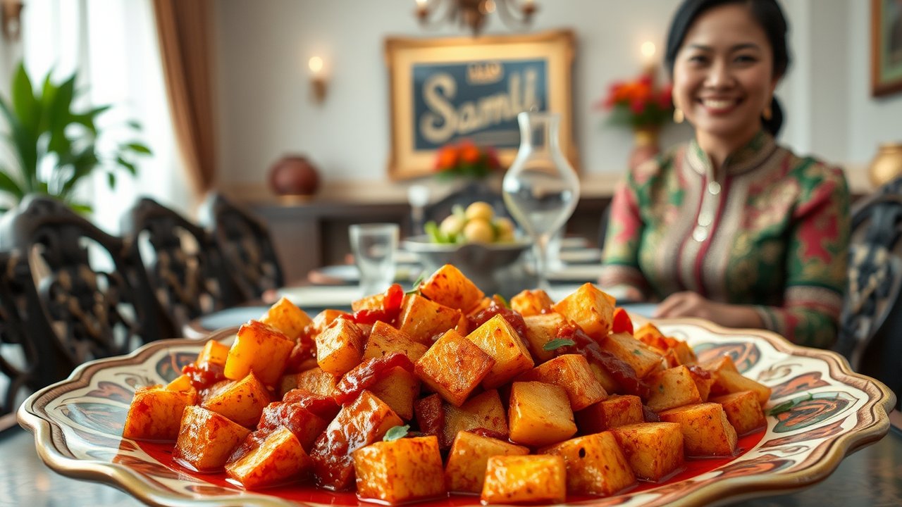 Ilustrasi Sambal Goreng Kentang