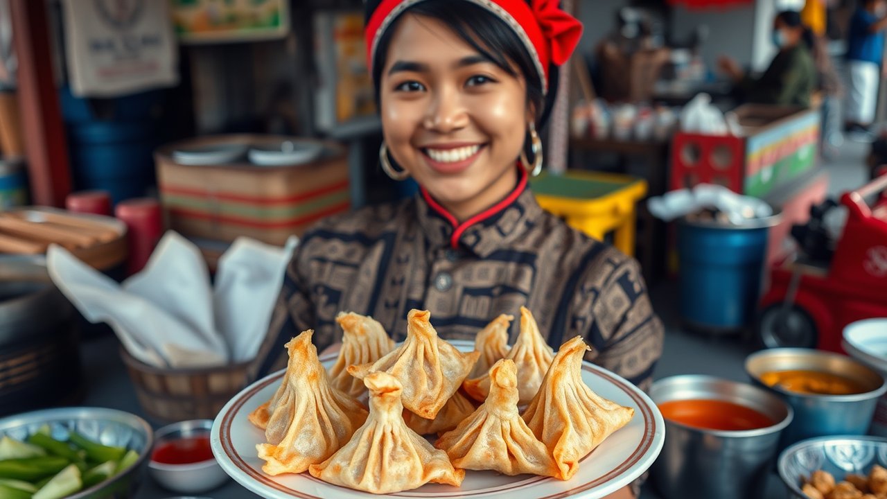 Ilustrasi Siomay Goreng