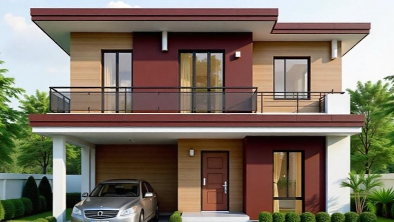 Ilustrasi Rumah 2 Lantai Minimalis