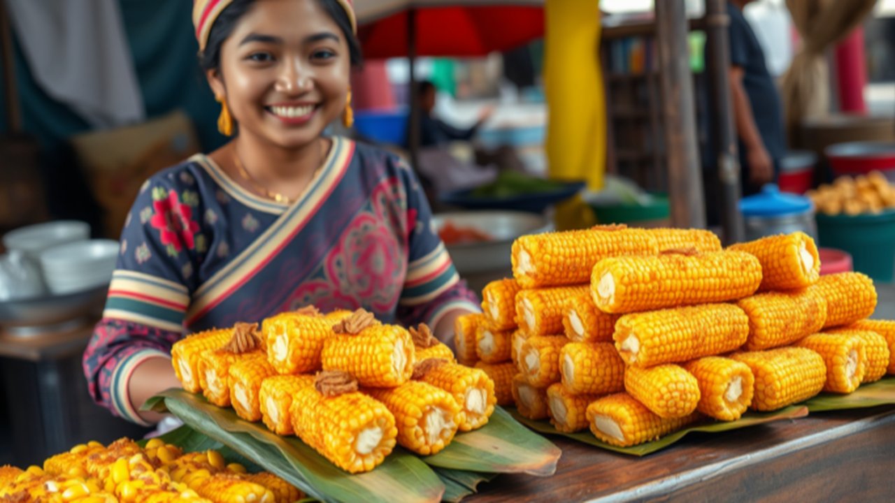 Ilustrasi Bakwan Jagung