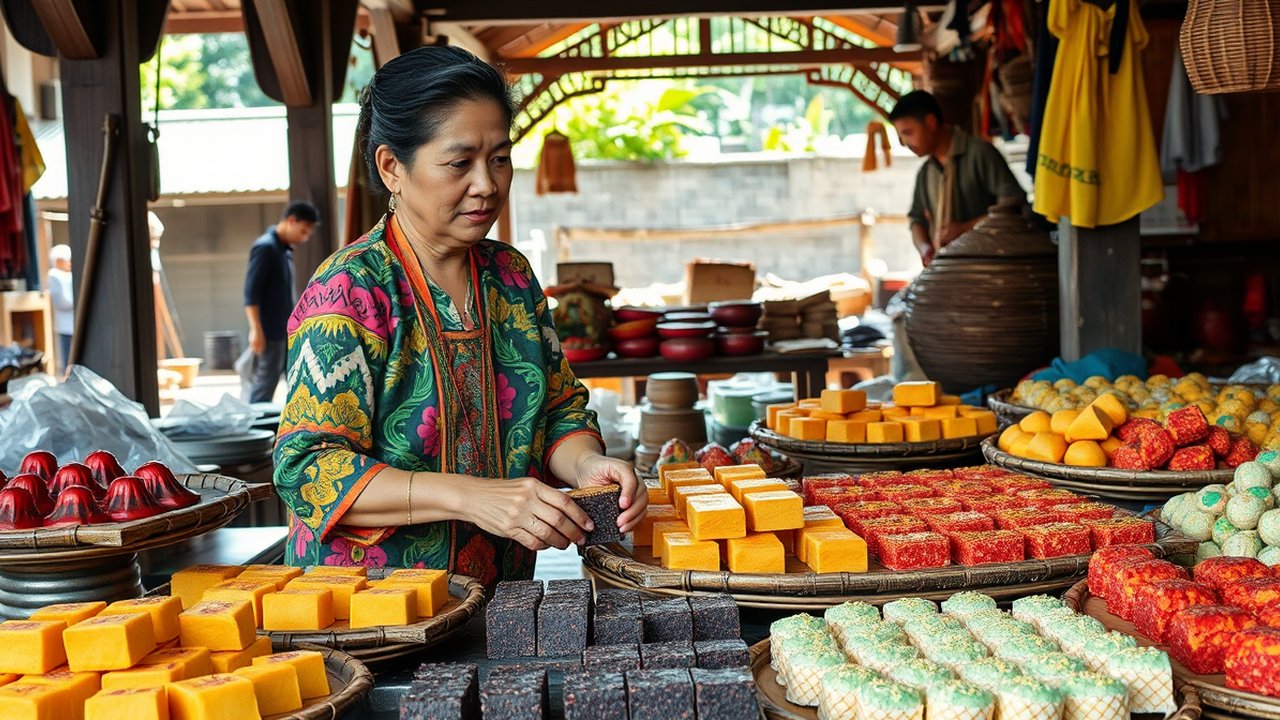 Ilustrasi Kue Basah Tradisional