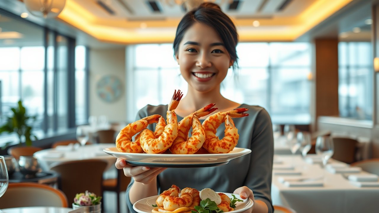 Ilustrasi Udang Keju