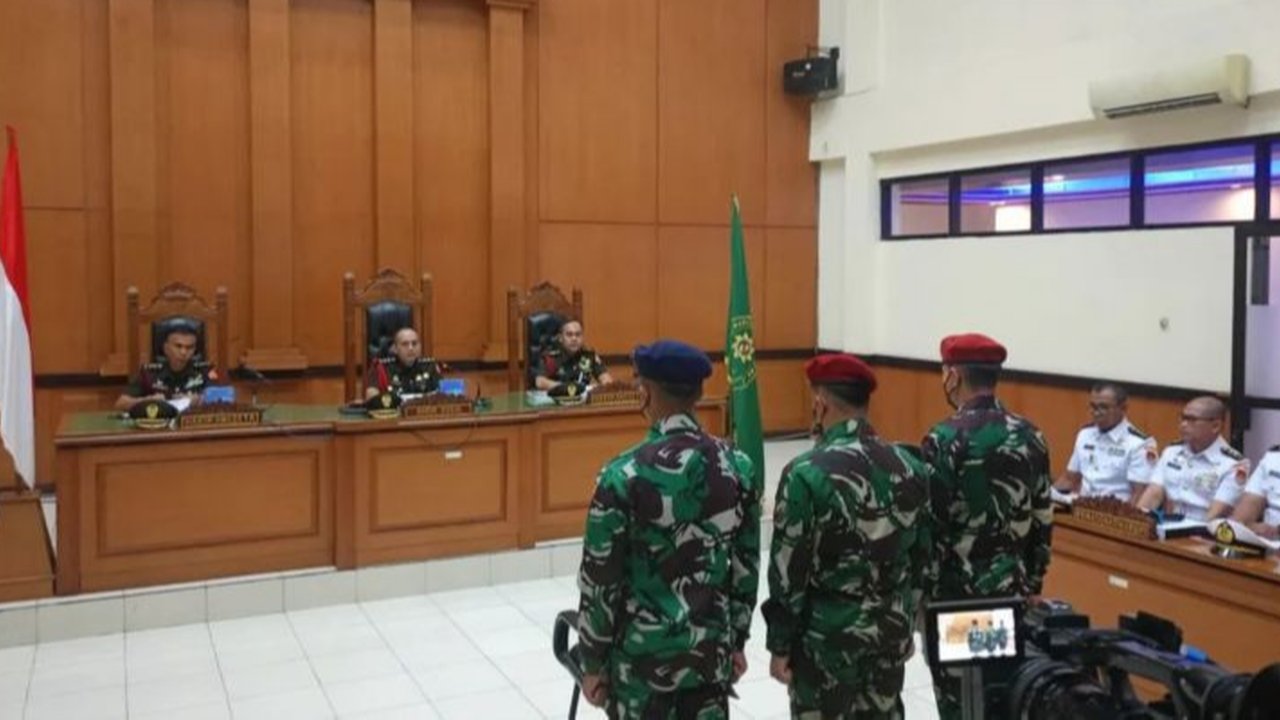 sidang militer tni penembak bos rental mobil