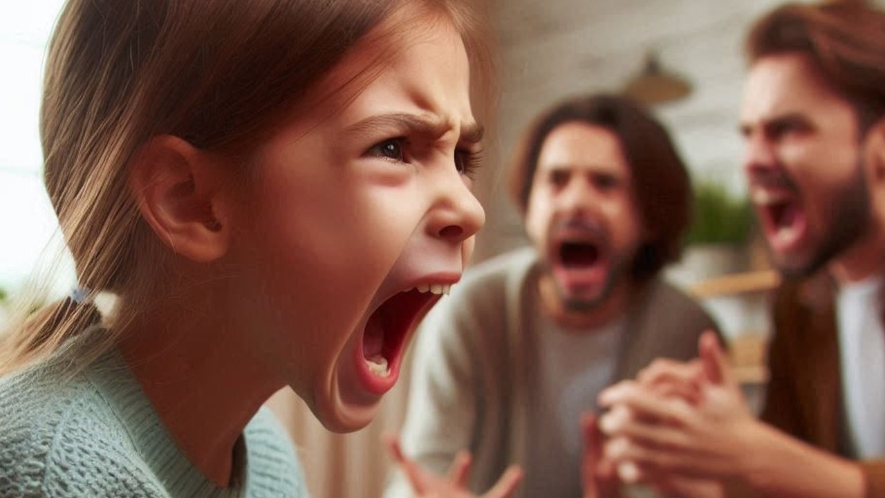 Ilustrasi Anak Teriak