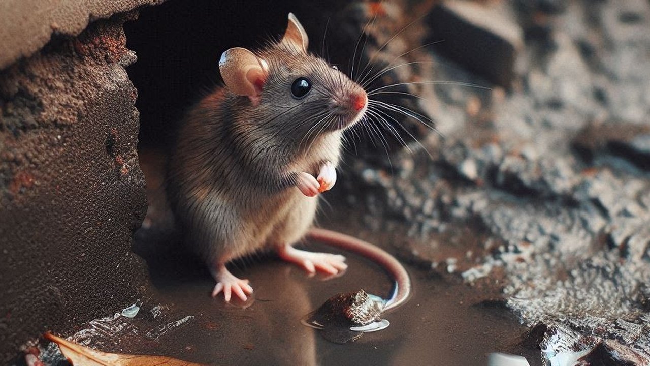 Ilustrasi Tikus di Rumah