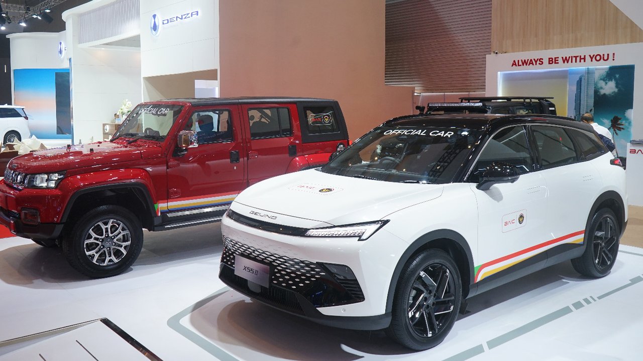 BAIC BJ40 Plus dan X55 II jadi Kendaran Resmi Atlet Tim Indonesia