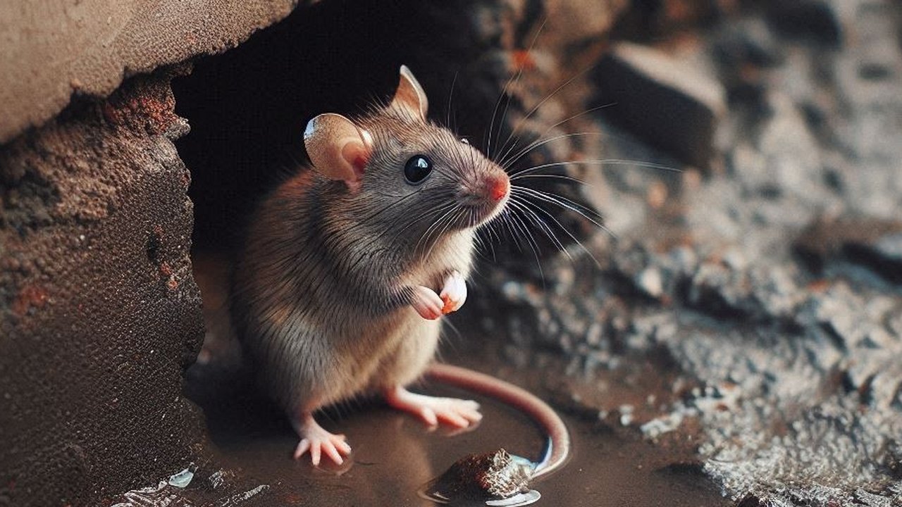 Ilustrasi Tikus di Rumah