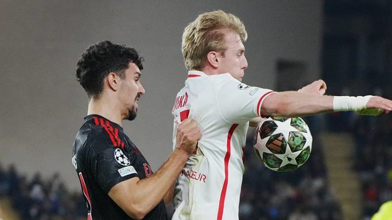 Benfica Lolos ke 16 Besar Liga Champions Usai Bermain Imbang dengan Monaco