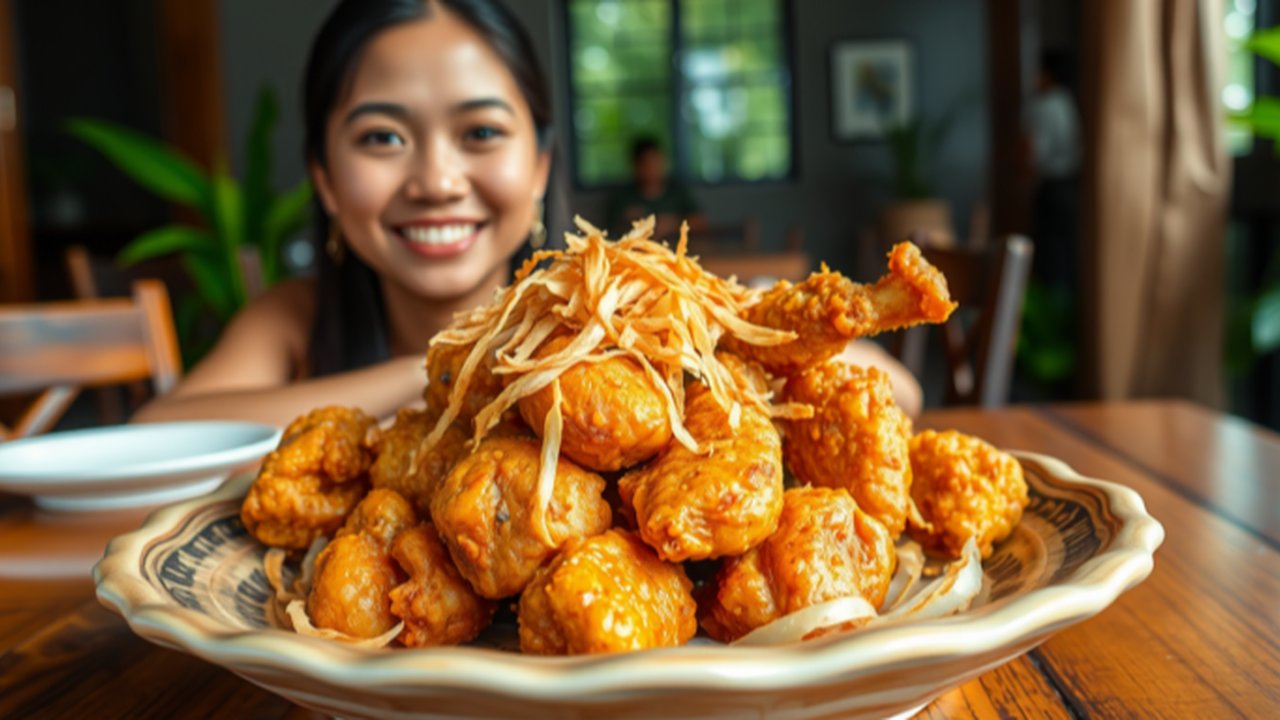 Ilustrasi Ayam Goreng Lengkuas