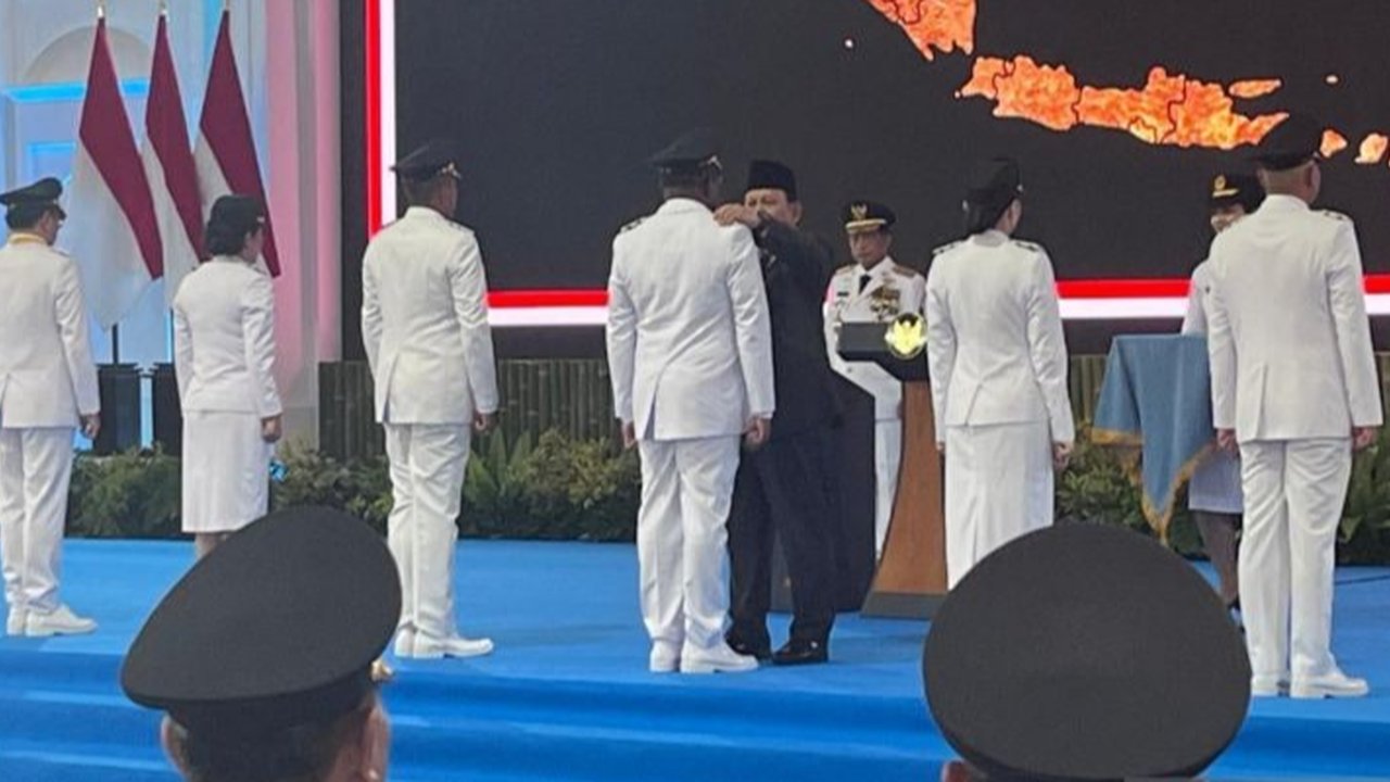 Pertama dalam Sejarah, Presiden Lantik 961 Pasangan Kepala Daerah, Begini Pesan Khusus Prabowo