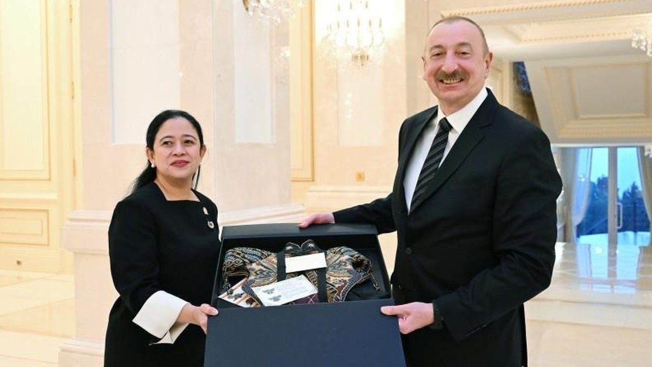 Ketua DPR RI Puan Maharani Bertemu Presiden Azerbaijan Ilham Aliyev