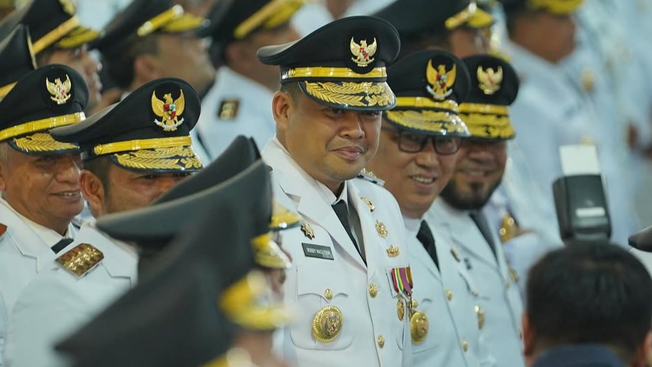 Bobby Nasution Dilantik jadi Gubernur Sumatera Utara