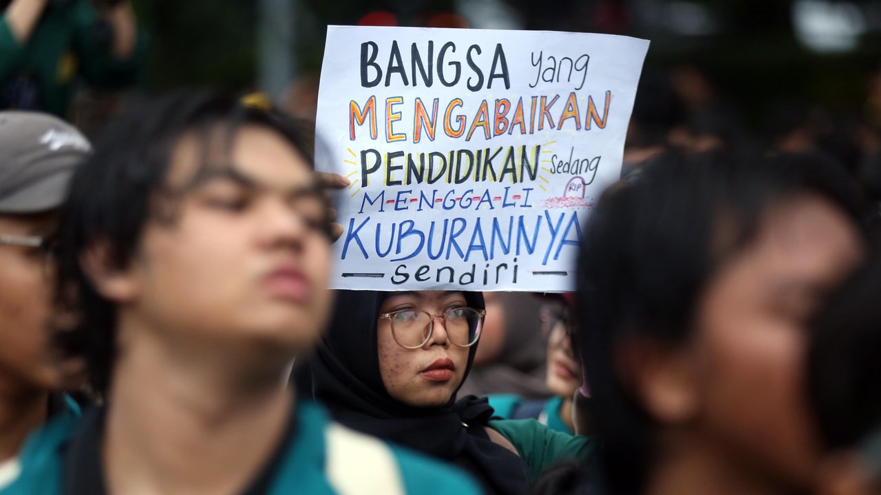 Untuk diketahui, demo mahasiswa BEM SI dan Koalisi Masyarakat Sipil di sejumlah daerah lain direncanakan bakal digelar tiga hari mulai hari ini Senin (17/2) hingga Rabu 19 Februari 2025. (Liputan6.com/Helmi Fithriansyah)