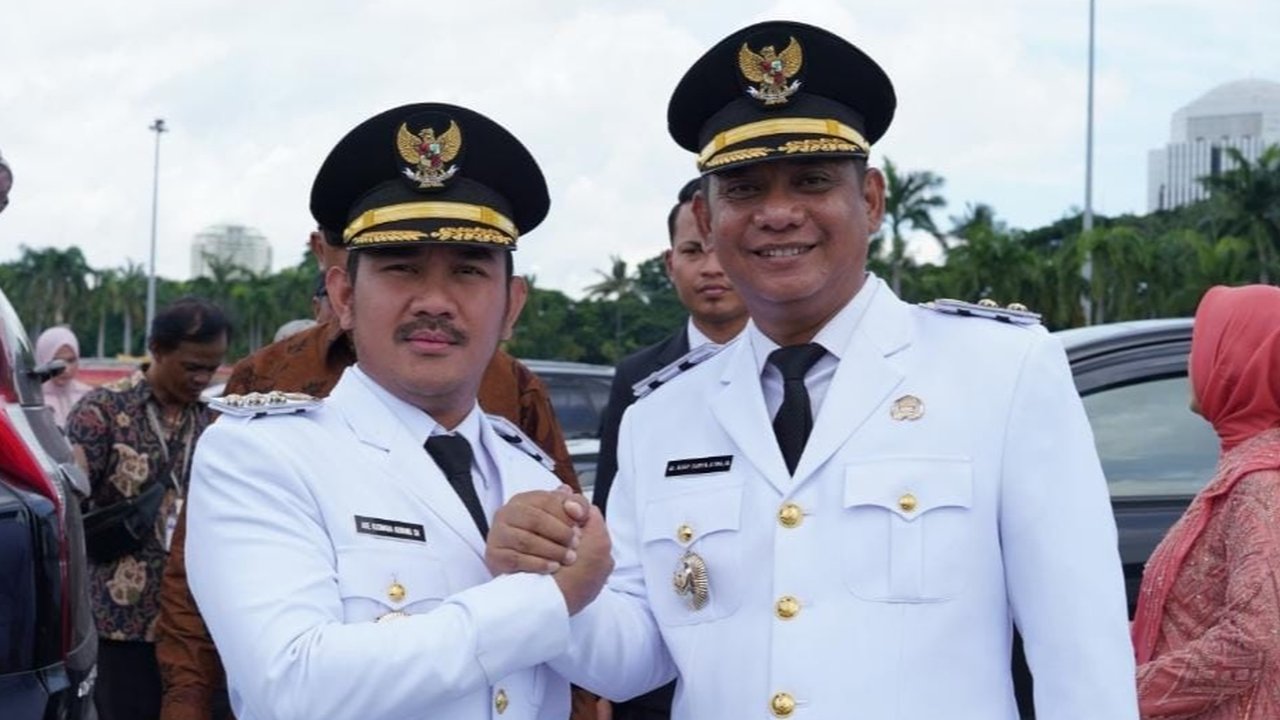 Bupati dan Wakil Bupati Bekasi Ade Kuswara Kunang-Asep Surya Atmaja