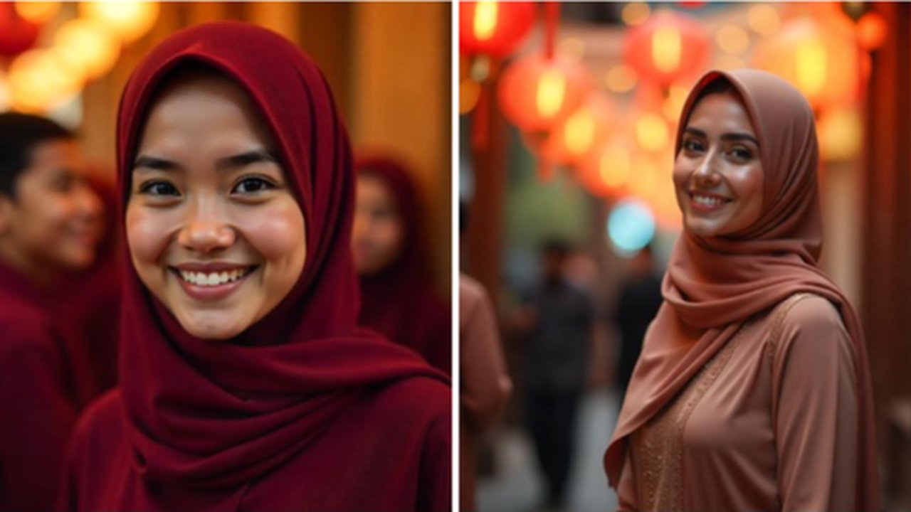 Model Baju Lebaran 2025 Warna Putih (instagram.com//tunic.muslimah.trendy)