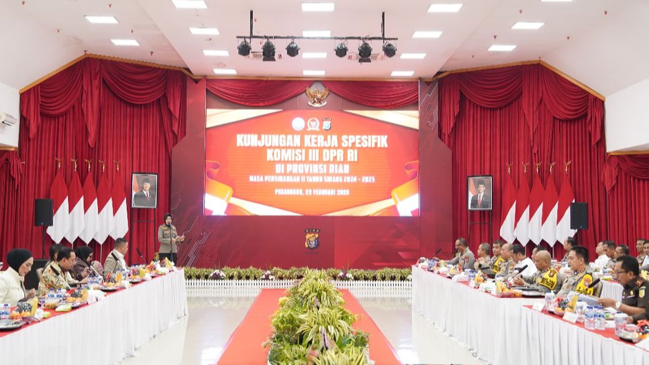 Komisi III DPR Datangi Polda Riau, Soroti Persoalan SDA hingga Penyalahgunaan Senjata Api