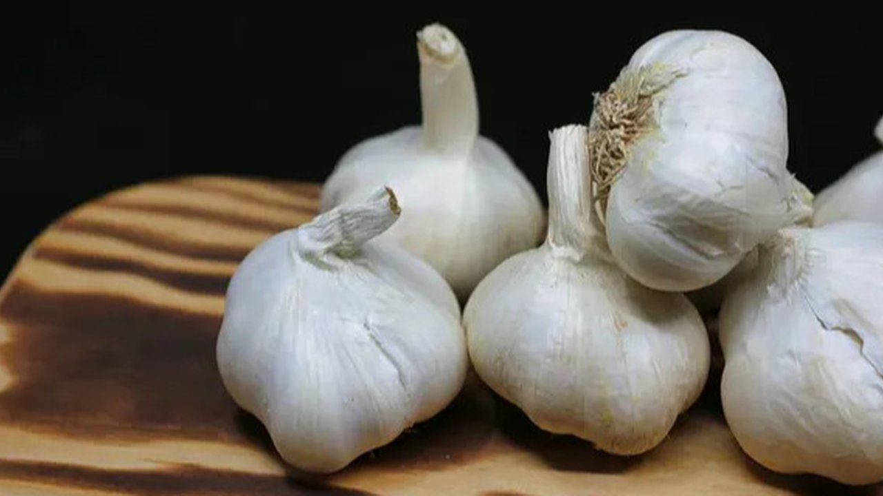Ilustrasi bawang putih. (dok. Unsplash.com/Anshu A @anshu18)