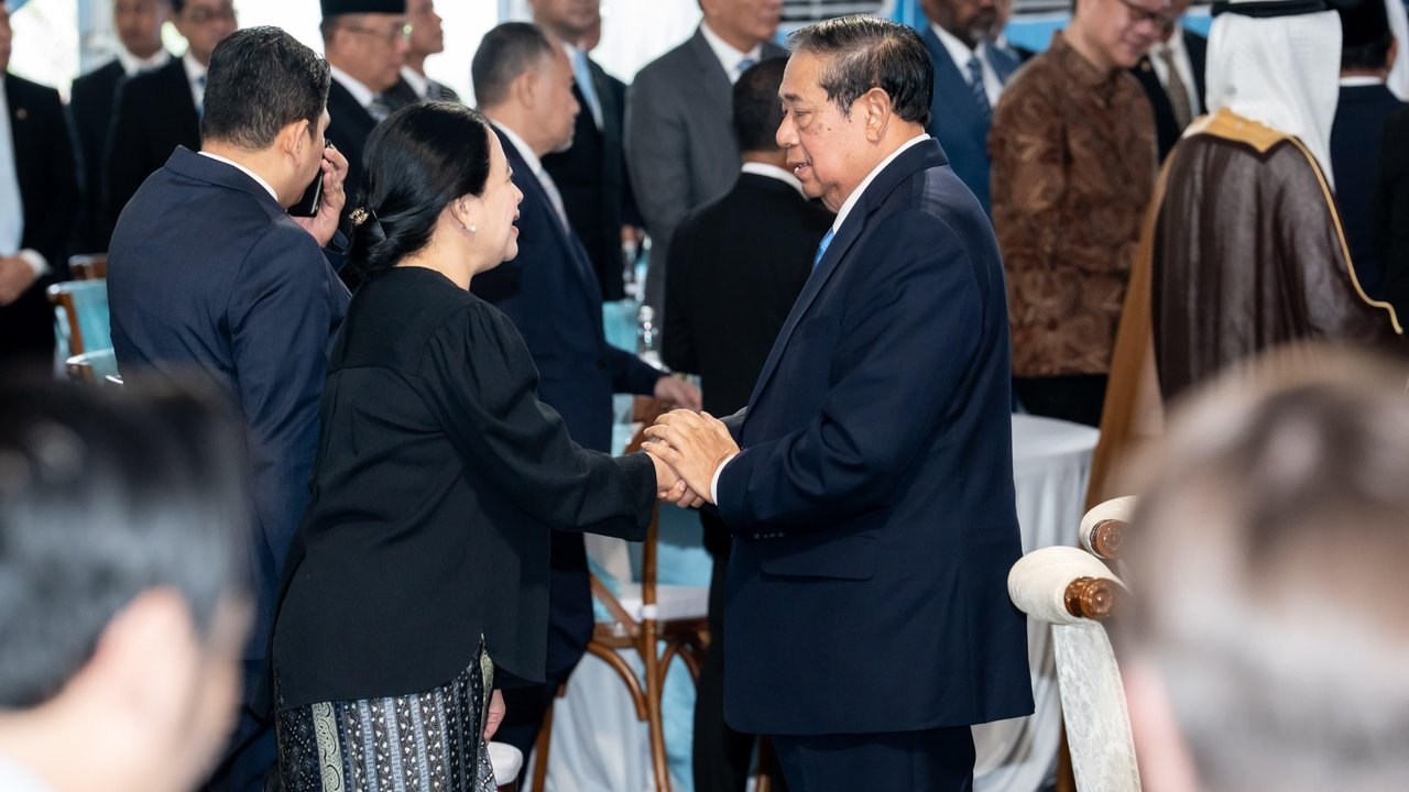 Momen Akrab Puan dan SBY di Peluncuran Danantara