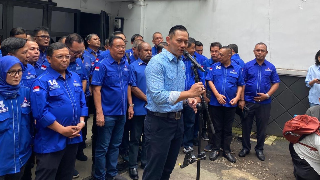 AHY usai bertemu 38 ketua dpd demokrat
