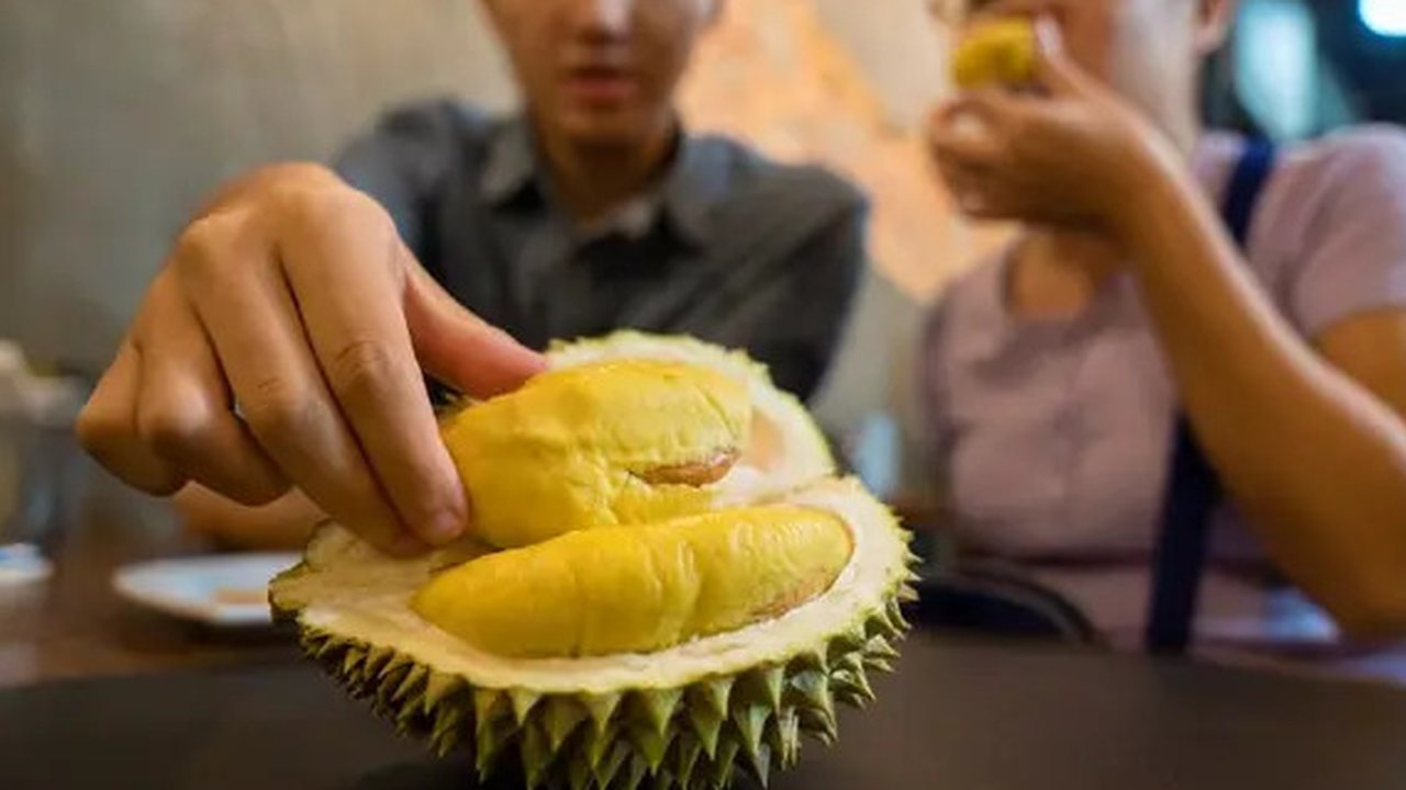 Durian. (NICHOLAS YEO / AFP/Asnida Riani)
