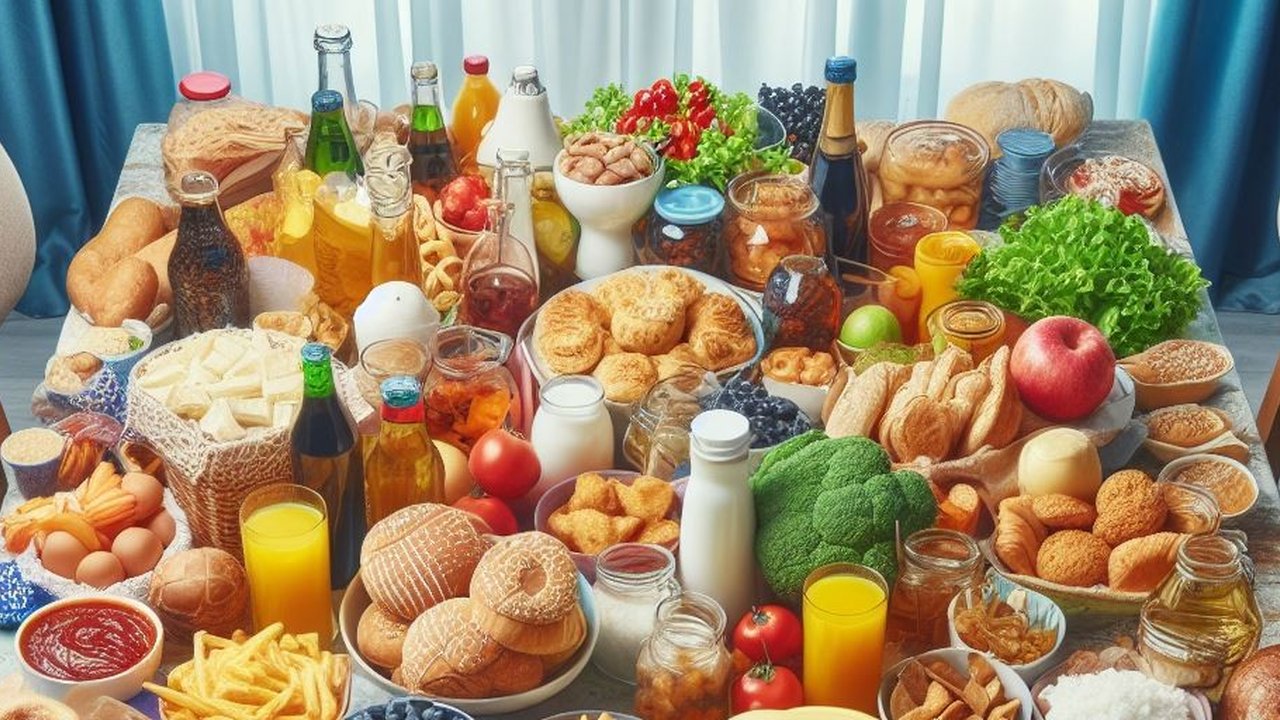 Ilustrasi Makanan Ultra Proses