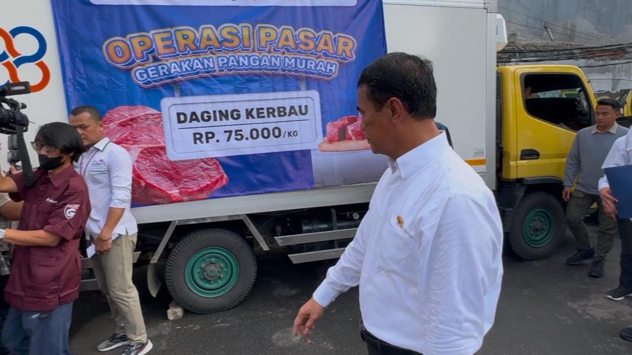 Mentan: Operasi Pasar Murah Daging Kerbau Dijual Rp75.000 Per Kilogram, Lebih Murah dari Malaysia