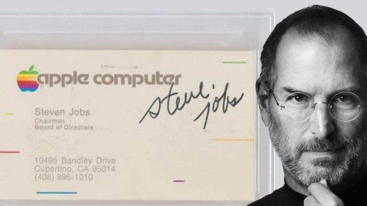 Kartu Nama Plus Tanda Tangan Steve Jobs Terjual Rp1,6 Miliar di Lelang
