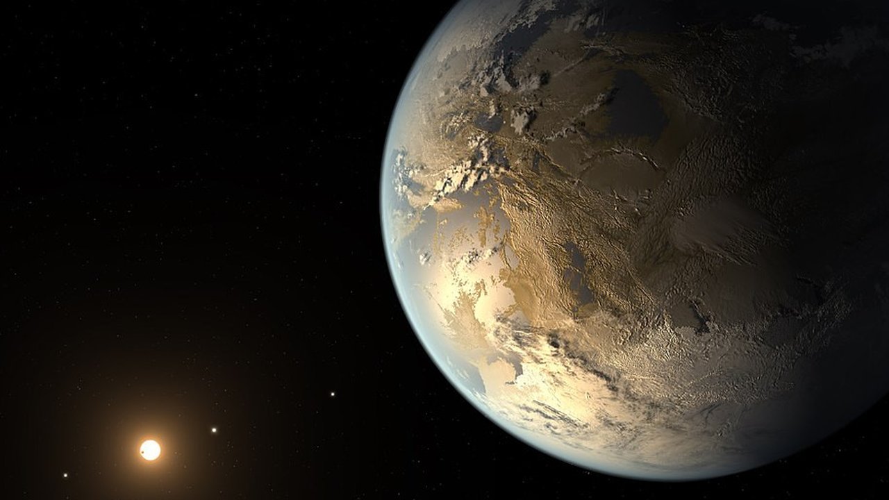 Ilustrasi planet alien Kepler-186f yang diyakini sebagai kembaran Bumi (NASA Ames/SETI Institute/JPL-Caltech)