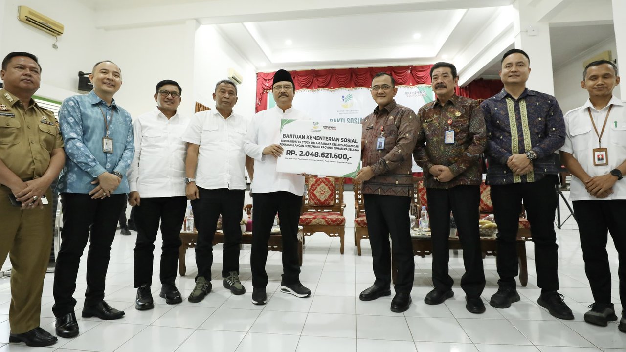 Siaga Bencana, Kemensos Perkuat Stok Lumbung Sosial di Palembang