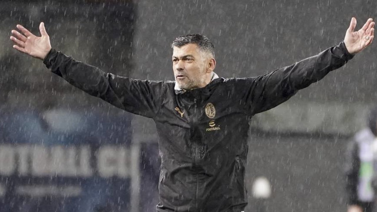 Pelatih AC Milan, Sergio Conceicao. (c) AP Photo/Darko Bandic
