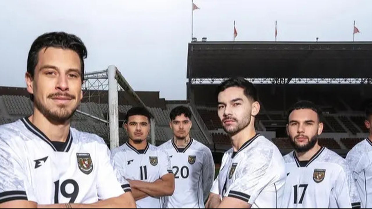 Jersey tandang Timnas Indonesia. (Erspo)
